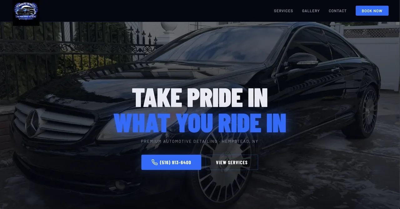 MarlygZ Detailz landing page